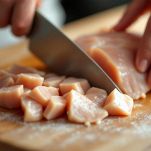 Petto di pollo a pezzetti