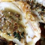 Pollo ripieno ai funghi