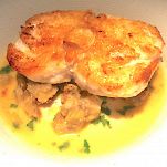 Rana pescatrice con carciofi