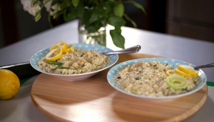 Risotto al pepe verde