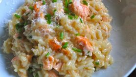Risotto salmone affumicato e vodka
