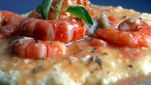 Risotto con scampi e panna