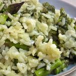 Risotto asparagi e spinaci