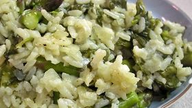 Risotto asparagi e spinaci