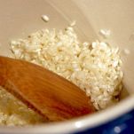 Risotto caviale e salmone