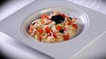 Risotto caviale e salmone