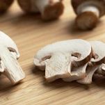 Risotto con funghi e spinaci