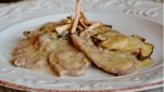 Scaloppine di vitello alla panna acida