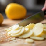 patate tagliate a fette