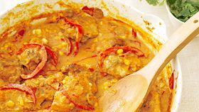 Sformato di riso al curry
