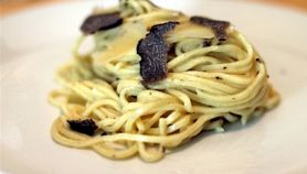 Spaghetti al tartufo nero di norcia