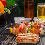 Spiedini tacchino wurstel peperoni