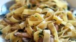 Tagliatelle carciofi e funghi