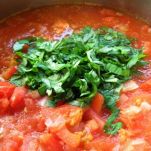 Tagliatelle con sugo di ceci