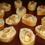 Tartine alla crema di Roquefort