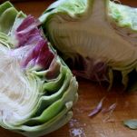 Tortino ai carciofi e acciughe