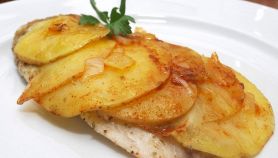 Triglie in crosta di patate