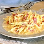 Trofiette allo zafferano