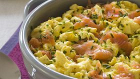 Uova strapazzate con salmone