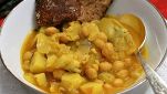 Zuppa di ceci e carciofi