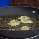 Alici in pastella con crema di zucca