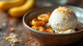 Banana flambé
