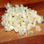 Bocconcini di tacchino con broccoli, uvetta e zafferano