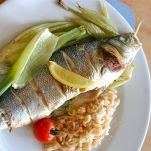 Branzino al vino bianco