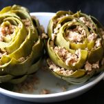 Carciofi ripieni con il tonno