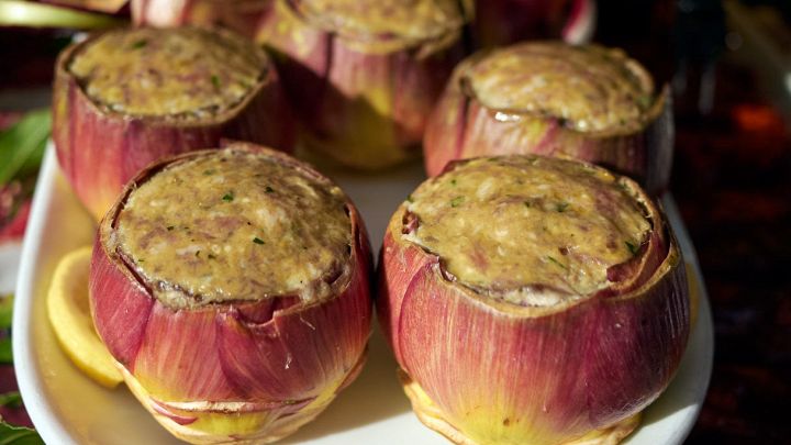 Carciofi ripieni con il tonno