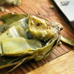 Carciofo e frittata di cipolle