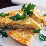 Carciofo e frittata di cipolle