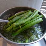 Crostata di asparagi e salame