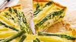 Crostata di asparagi e salame