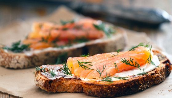 crostini salmone