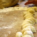 Gnocchi di pane con spinaci