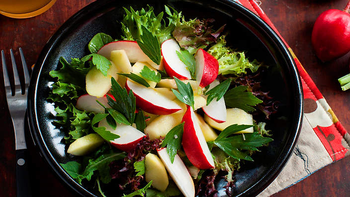 Insalata di radicchio e mele