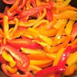 Involtini di tacchino ai peperoni