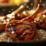 La cottura delle costolette