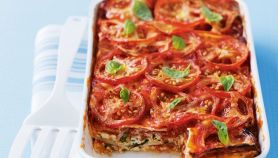 Lasagne pomodoro e prosciutto