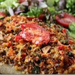 Melanzane ripiene di bulgur