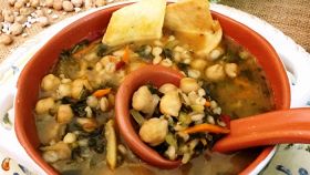 Minestra di ceci e orzo alla trentina