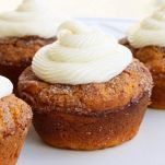 Muffins di zucca e cream cheese