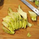 Penne con i carciofi crudi