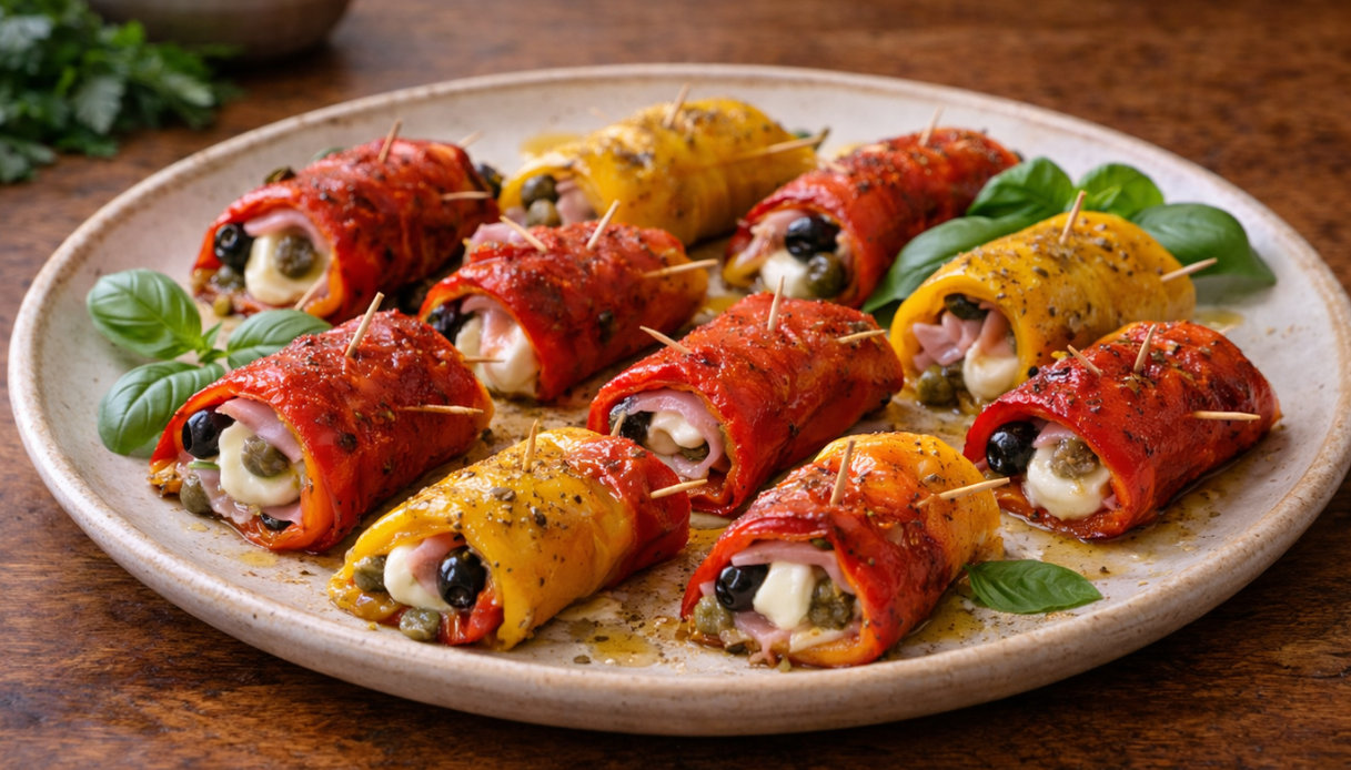 Peperoni imbottiti alla napoletana