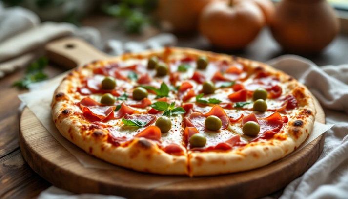Pizza al prosciutto cotto