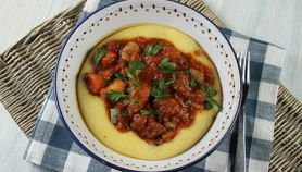 Spezzatino di maiale con polenta