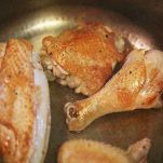 Pollo arrosto con finocchi e olive