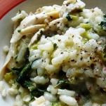 Risotto agli spinaci e gorgonzola