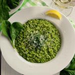 Risotto al pesto di pistacchio